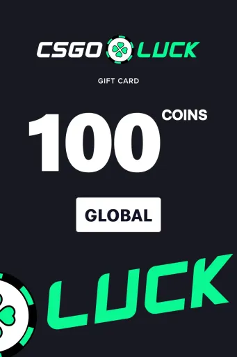 CSGOluck 100 Coins Gift Card (Global) - Digital Key
