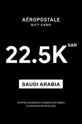 Aeropostale 22500 SAR Gift Card (Saudi Arabia) - Digital Key