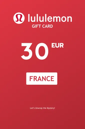 Product Image - Lululemon 30 EUR Gift Card (France) - Digital Key