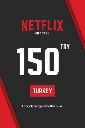 Netflix 150 TRY Gift Card (Turkey) - Digital Key