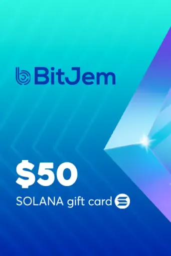 BitJem (SOL) 50 USD Crypto Gift Card (Global) - Digital Key