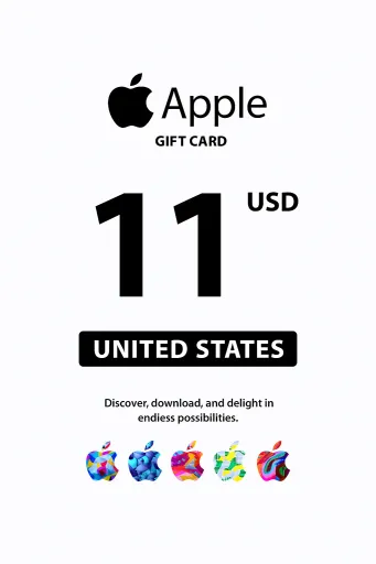 Apple 11 USD Gift Card (United States) - Digital Key