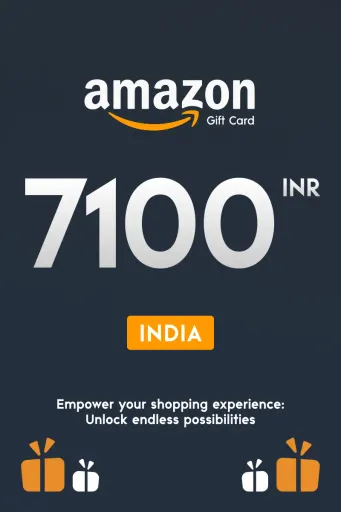 Amazon 7100 INR Gift Card (India) - Digital Key