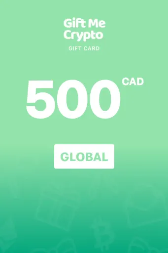 Gift Me Crypto 500 CAD Gift Card (Global) - Digital Key
