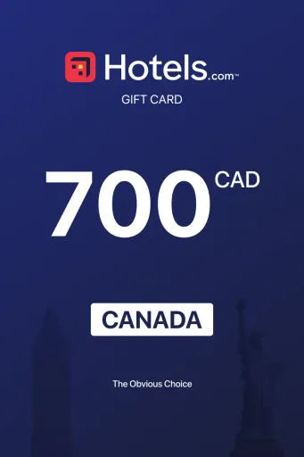 Hotels.com 700 CAD Gift Card (Canada) - Digital Key