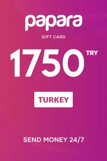 Rewarble Papara Top Up 1750 TRY Gift Card (Turkey) - Rewarble - Digital Key