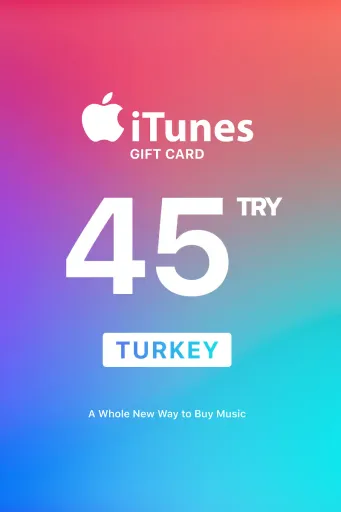 Apple iTunes 45 TRY Gift Card (Turkey) - Digital Key