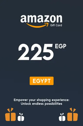 Amazon 225 EGP Gift Card (Egypt) - Digital Key
