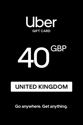 Uber 40 GBP Gift Card (United Kingdom) - Digital Key
