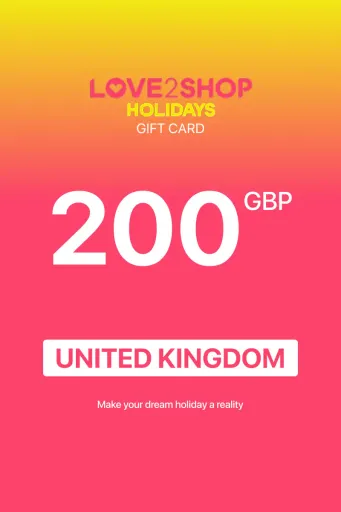 Love2Shop Holidays 200 GBP Gift Card (United Kingdom) - Digital Key