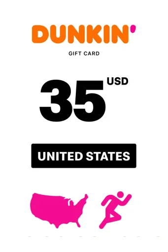 Dunkin 35 USD Gift Card (United States) - Digital Key
