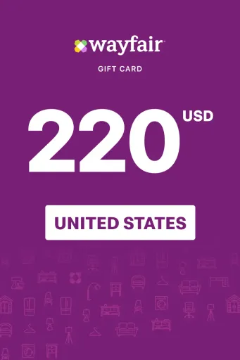 Wayfair 220 USD Gift Card (United States) - Digital Key