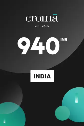 Product Image - Croma 940 INR Gift Card (India) - Digital Key