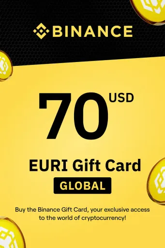 Binance (EURI) 70 USD Gift Card (Global) - Digital Key