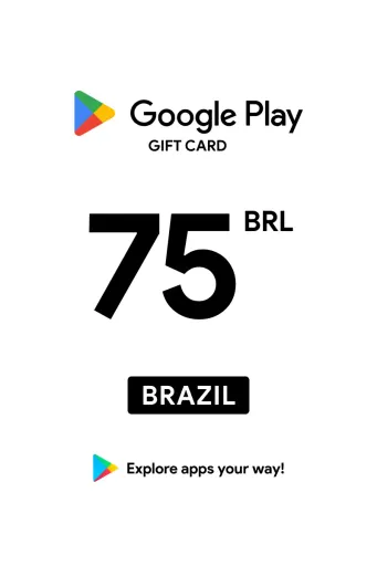 Google Play 75 BRL Gift Card (Brazil) - Digital Key