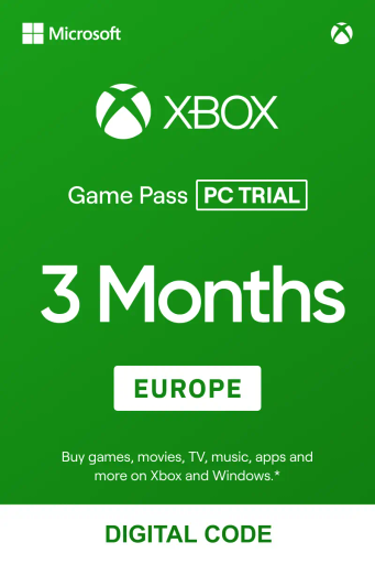 Xbox Game Pass for PC Trial (Europe) - 3 Months - Digital Key