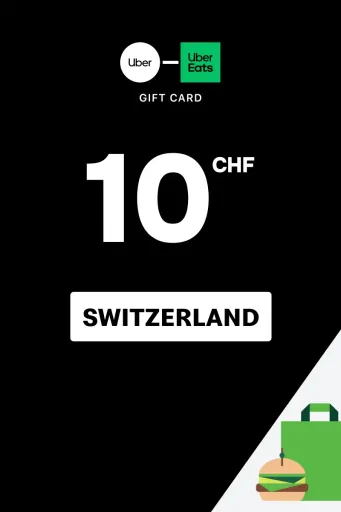 Uber & Uber Eats 10 CHF Gift Card (Switzerland) - Digital Key