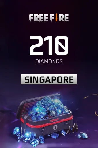 Garena Free Fire - 210 Diamonds (Singapore) - Digital Key