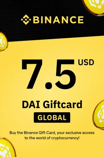 Binance (DAI) 7.5 USD Gift Card (Global) - Digital Key