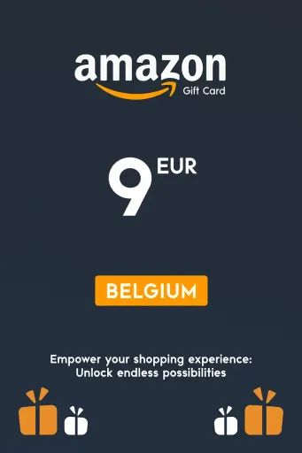 Amazon 9 EUR Gift Card (Belgium) - Digital Key