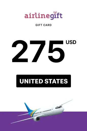 Airline Gift 275 USD Gift Card (United States) - Digital Key