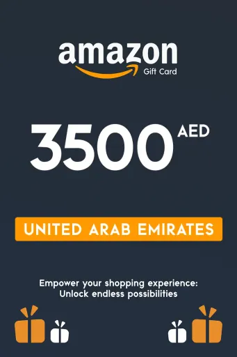 Amazon 3500 AED Gift Card (United Arab Emirates) - Digital Key