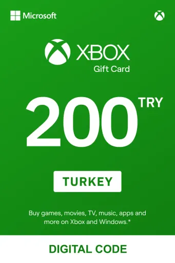 Xbox 200 TRY Gift Card (Turkey) - Digital Key