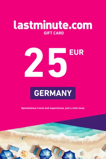 lastminute.com 25 EUR Gift Card (Germany) - Digital Key