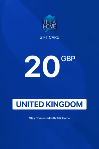 Talk Home Mobile 20 GBP Gift Card (United Kingdom) - Digital Key