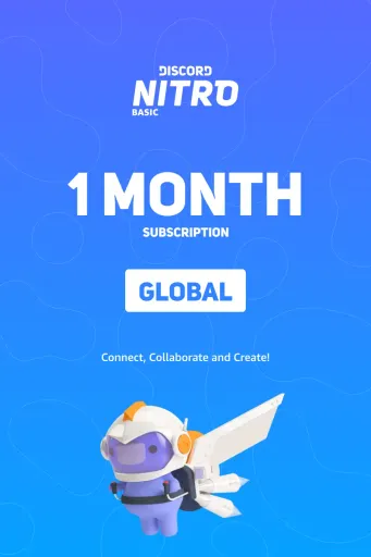 Discord Nitro Basic 1 Month Subscription (Global) - Digital Key