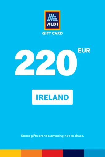 ALDI 220 EUR Gift Card (Ireland) - Digital Key
