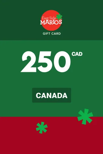 Product Image - East Side Mario's 250 CAD Gift Card (Canada) - Digital Key