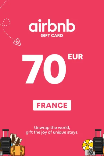 Airbnb 70 EUR Gift Card (France) - Digital Key