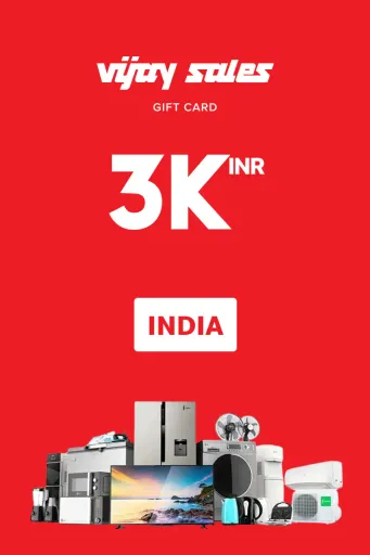 Product Image - Vijay Sales 3000 INR Gift Card (India) - Digital Key