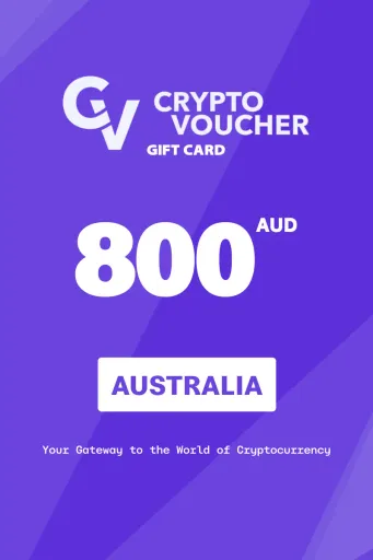 Crypto Voucher 800 AUD Gift Card (Australia) - Digital Key