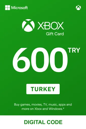 Xbox 600 TRY Gift Card (Turkey) - Digital Key