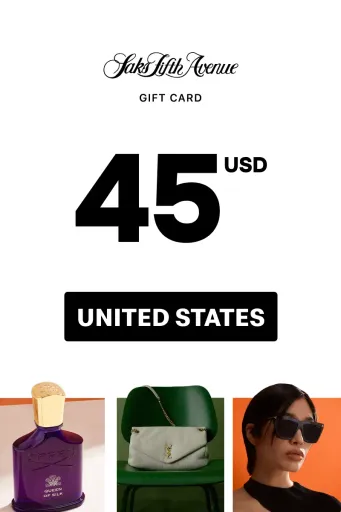 Saks Fifth Avenue 45 USD Gift Card (United States) - Digital Key