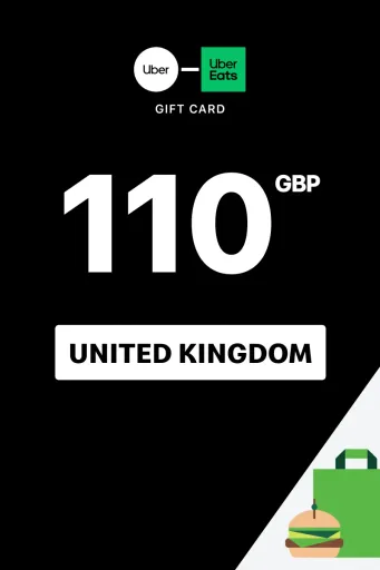 Uber & Uber Eats 110 GBP Gift Card (United Kingdom) - Digital Key