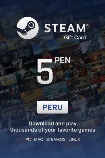 Steam Wallet 5 PEN Gift Card (Peru) - Digital Key