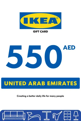 IKEA 550 AED Gift Card (United Arab Emirates) - Digital Key