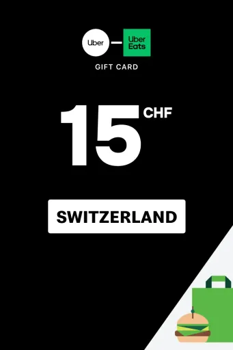 Uber & Uber Eats 15 CHF Gift Card (Switzerland) - Digital Key