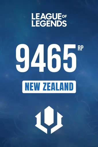 League of Legends - 9465 RP (New Zealand) - Digital Key