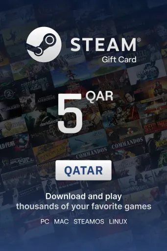 Steam Wallet 5 QAR Gift Card (Qatar) - Digital Key