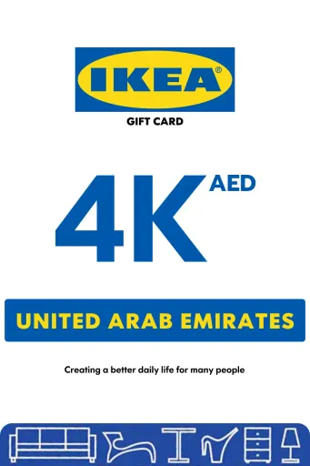 IKEA 4000 AED Gift Card (United Arab Emirates) - Digital Key
