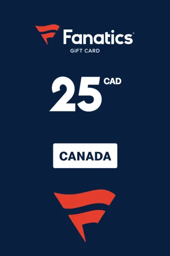 Fanatics 25 CAD Gift Card (Canada) - Digital Key