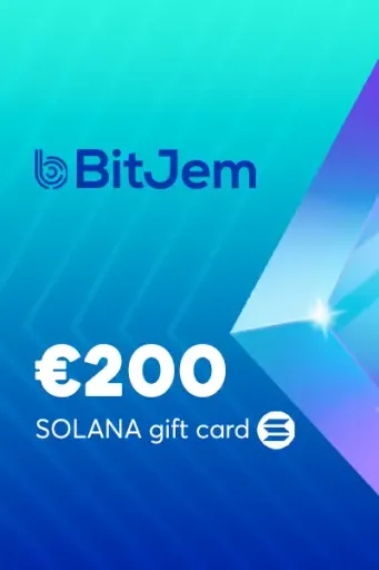 BitJem (SOL) 200 EUR Crypto Gift Card (Global) - Digital Key
