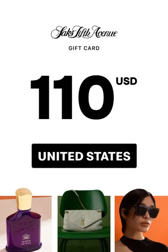 Saks Fifth Avenue 110 USD Gift Card (United States) - Digital Key