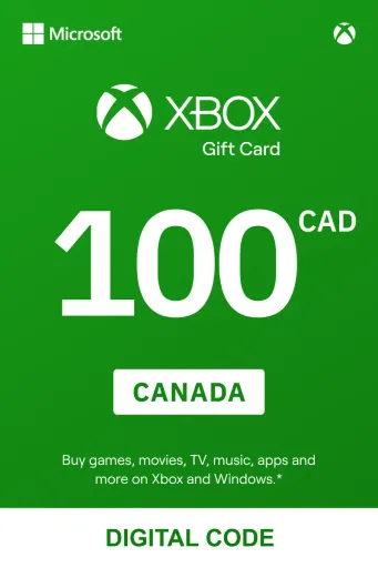 Xbox 100 CAD Gift Card (Canada) - Digital Key