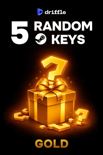 Driffle 5x - Gold Random Steam Games (PC) - Steam - Digital Key
