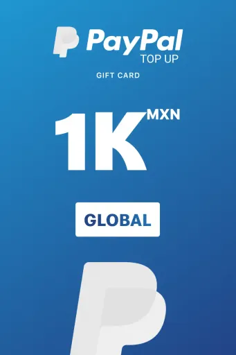 PayPal Instant Top Up 1000 MXN Gift Card (Global) - Digital Key